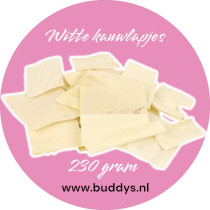 Witte kauwlapjes 230 gram